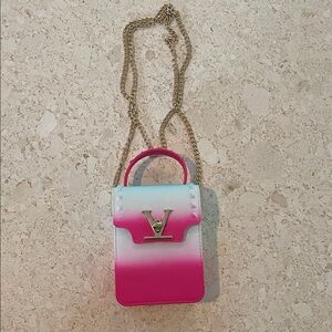 Stylish Pink and White Women's Bag